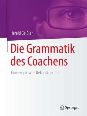 cover image of Die Grammatik des Coachens